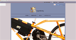 Desktop Screenshot of cargobikeking.com